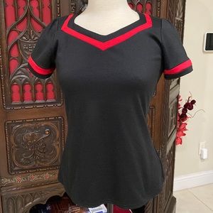 Rock Steady punk pinup hot topic rockabilly 50s vintage inspired top XL